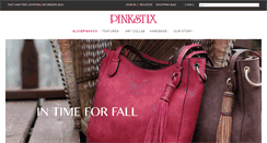 Desktop Screenshot of pinkstix.com
