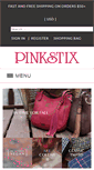 Mobile Screenshot of pinkstix.com